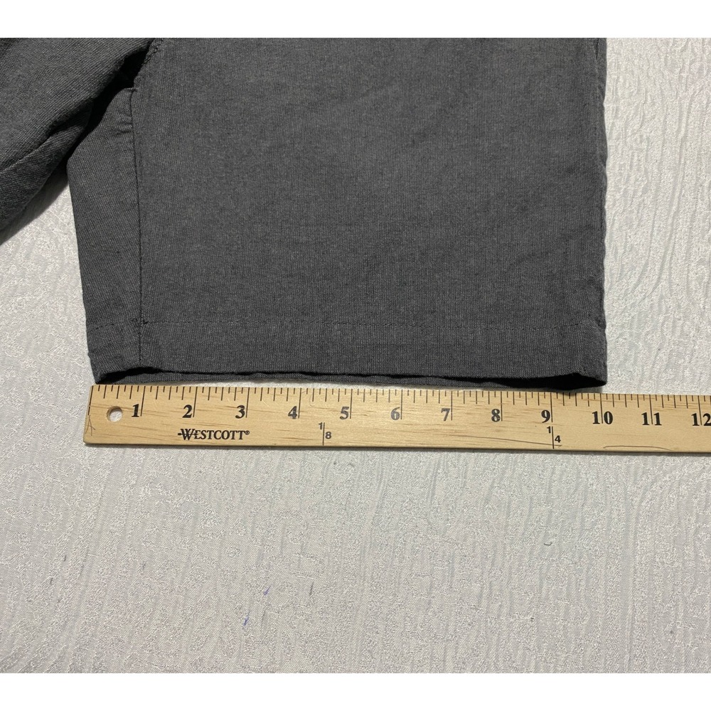 Goodthreads Chino Oxford Shorts Mens Size‎ 32 Gray Casual Everyday Flat Front - Picture 7 of 9
